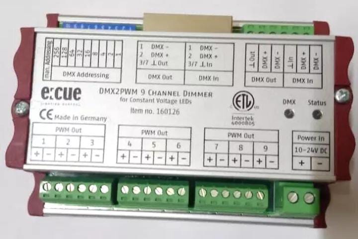 DMX2PWM Dimmer 9CH CHANNEL DIMMER TRAXON e:cue OSRAM