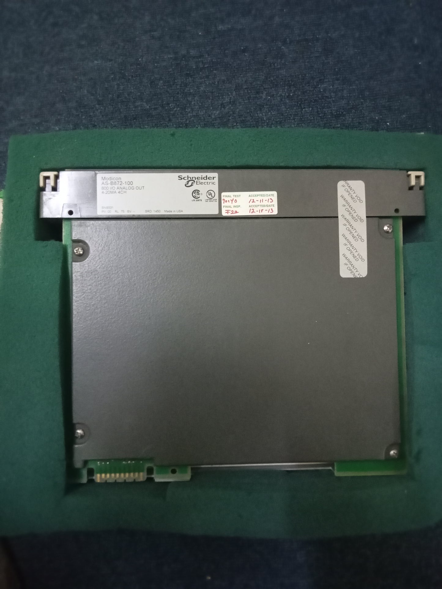 AEG Modicon Output Module AS-B872-100 Used