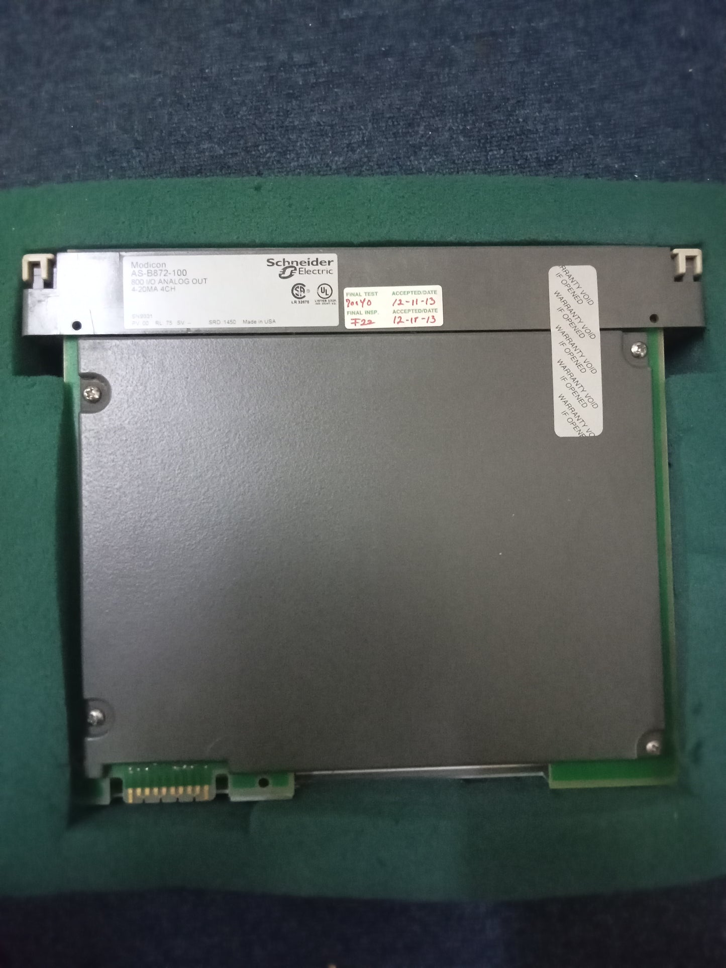 AEG Modicon Output Module AS-B872-100 Used