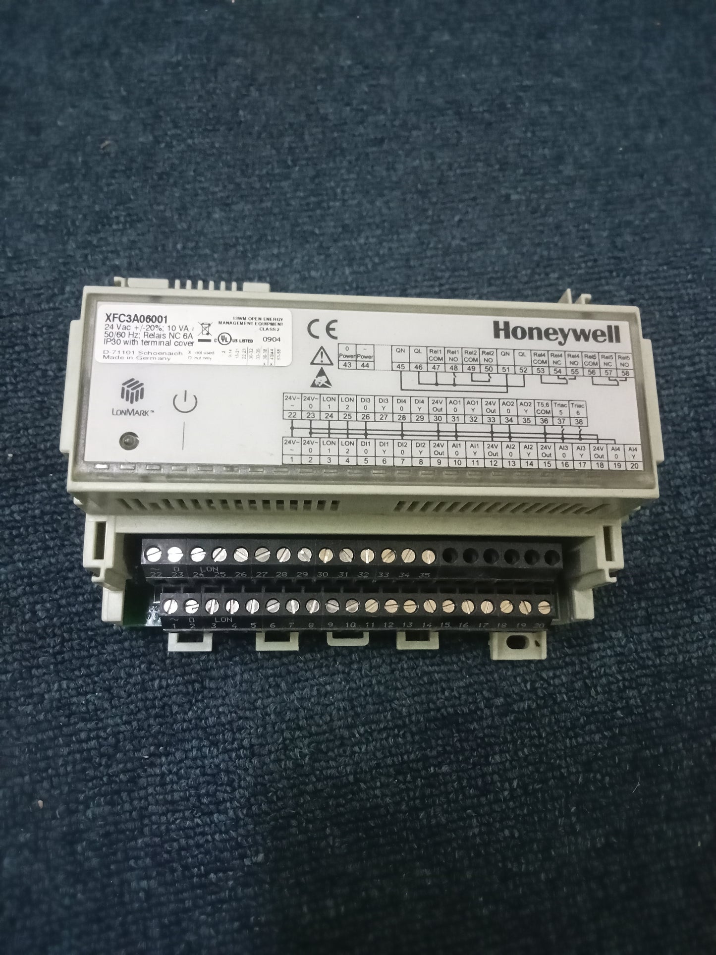 Honeywell XFC3A06001 SMART MODULE Lonmark 24 Vac 50/60 Hz IP30 Tested Working