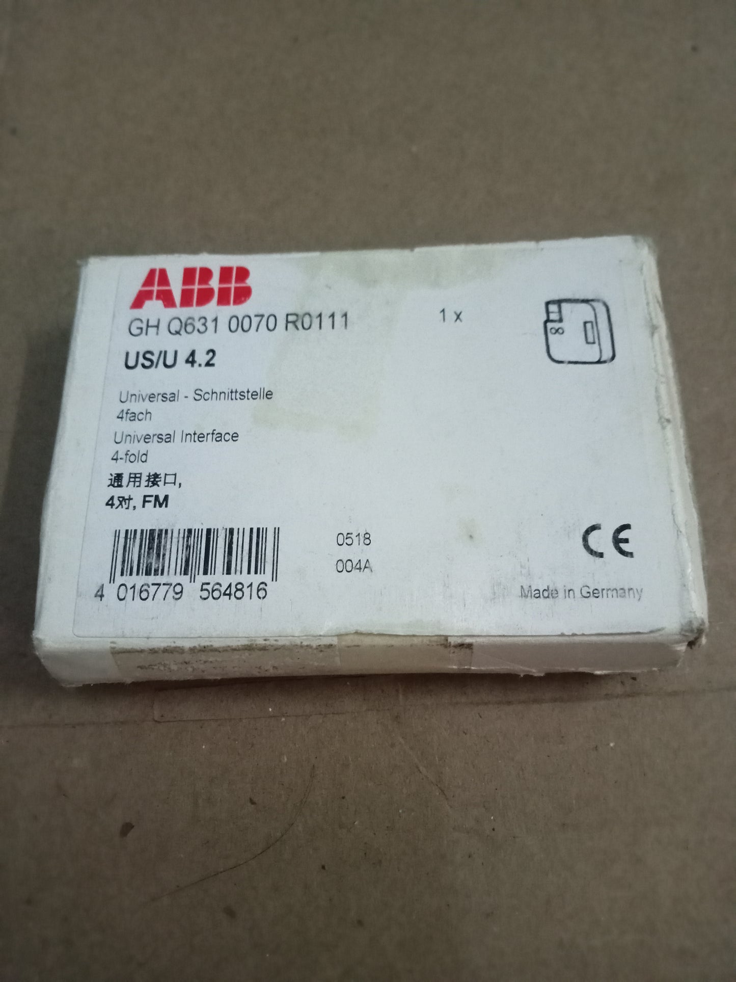 ABB US/U 4.2 UNIVERSAL INTERFACE GH Q631 0070 R0111