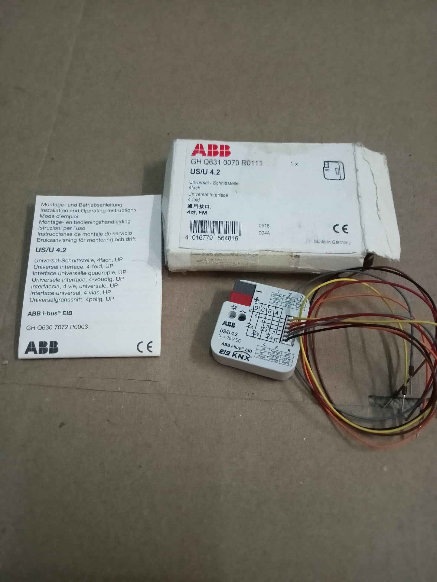 ABB US/U 4.2 UNIVERSAL INTERFACE GH Q631 0070 R0111
