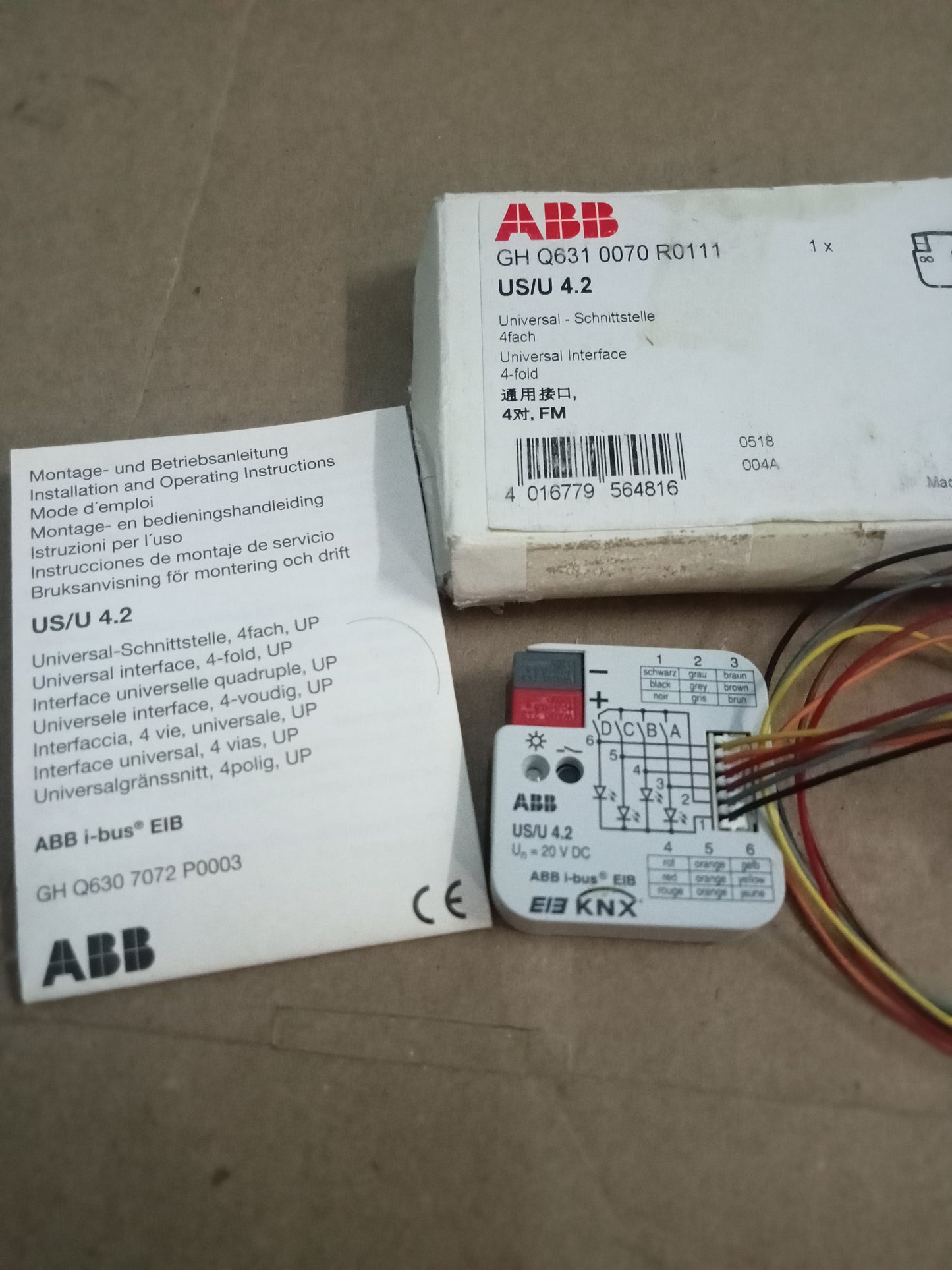 ABB US/U 4.2 UNIVERSAL INTERFACE GH Q631 0070 R0111