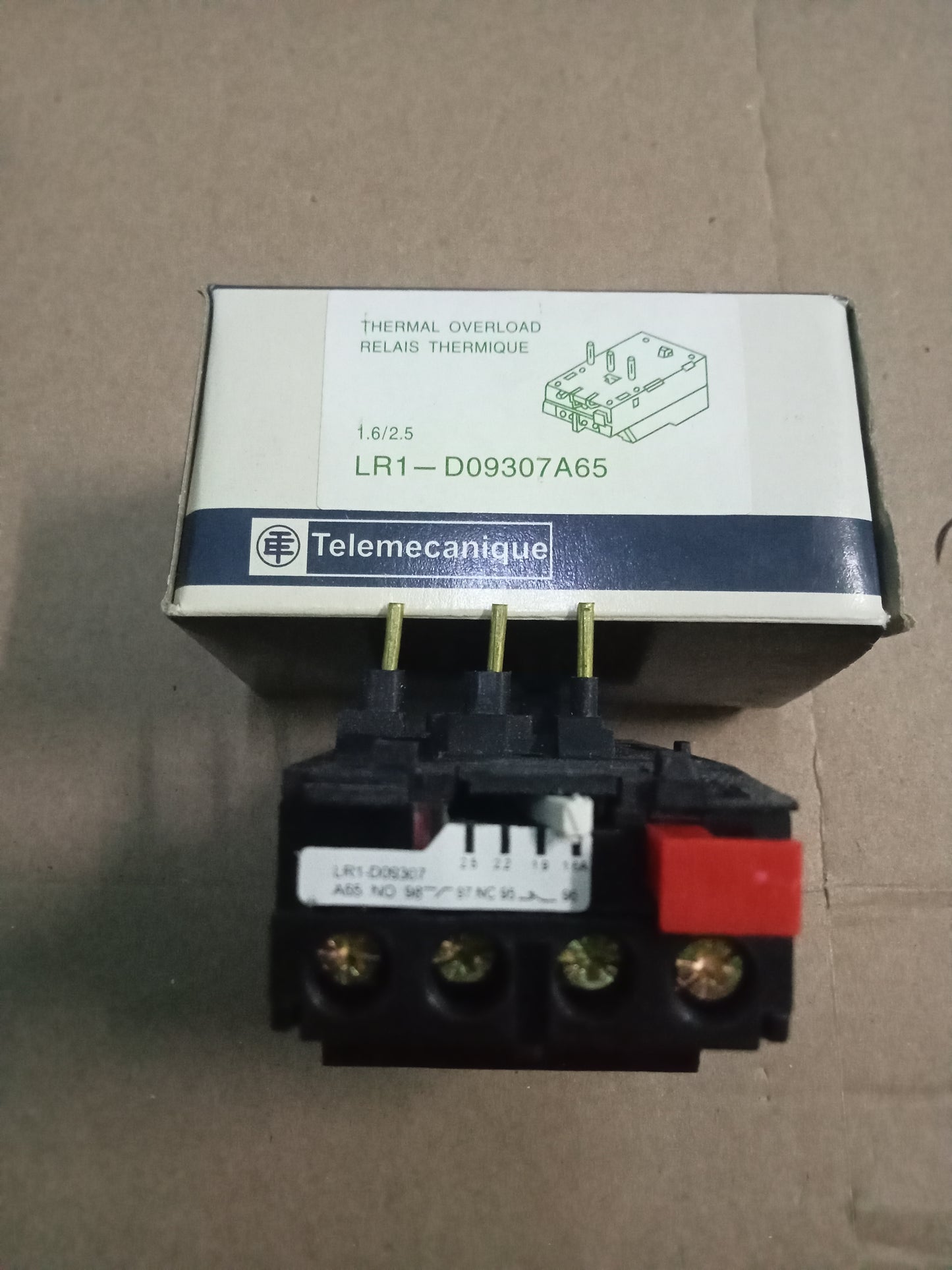 TELEMECANIQUE D09307 LR1-D09307A65 Thermal Overload