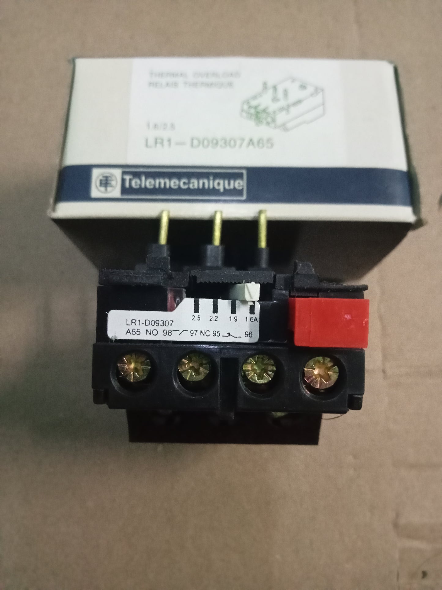 TELEMECANIQUE D09307 LR1-D09307A65 Thermal Overload
