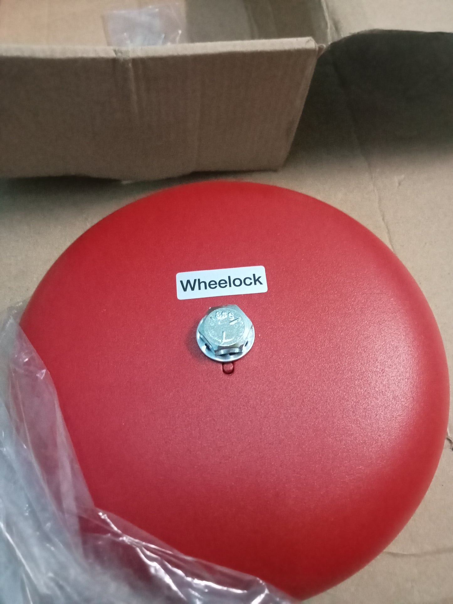 New Cooper Wheelock 43T Bell Series 43T-G6-24-R Fire Alarm Device 6” Red