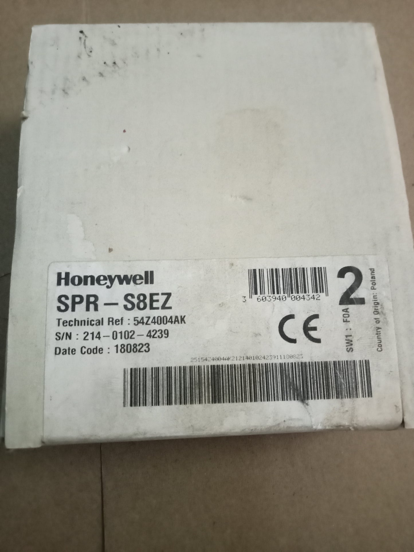 Honeywell SPR-S8EZ 54Z4004AK wireless contactless tag reader