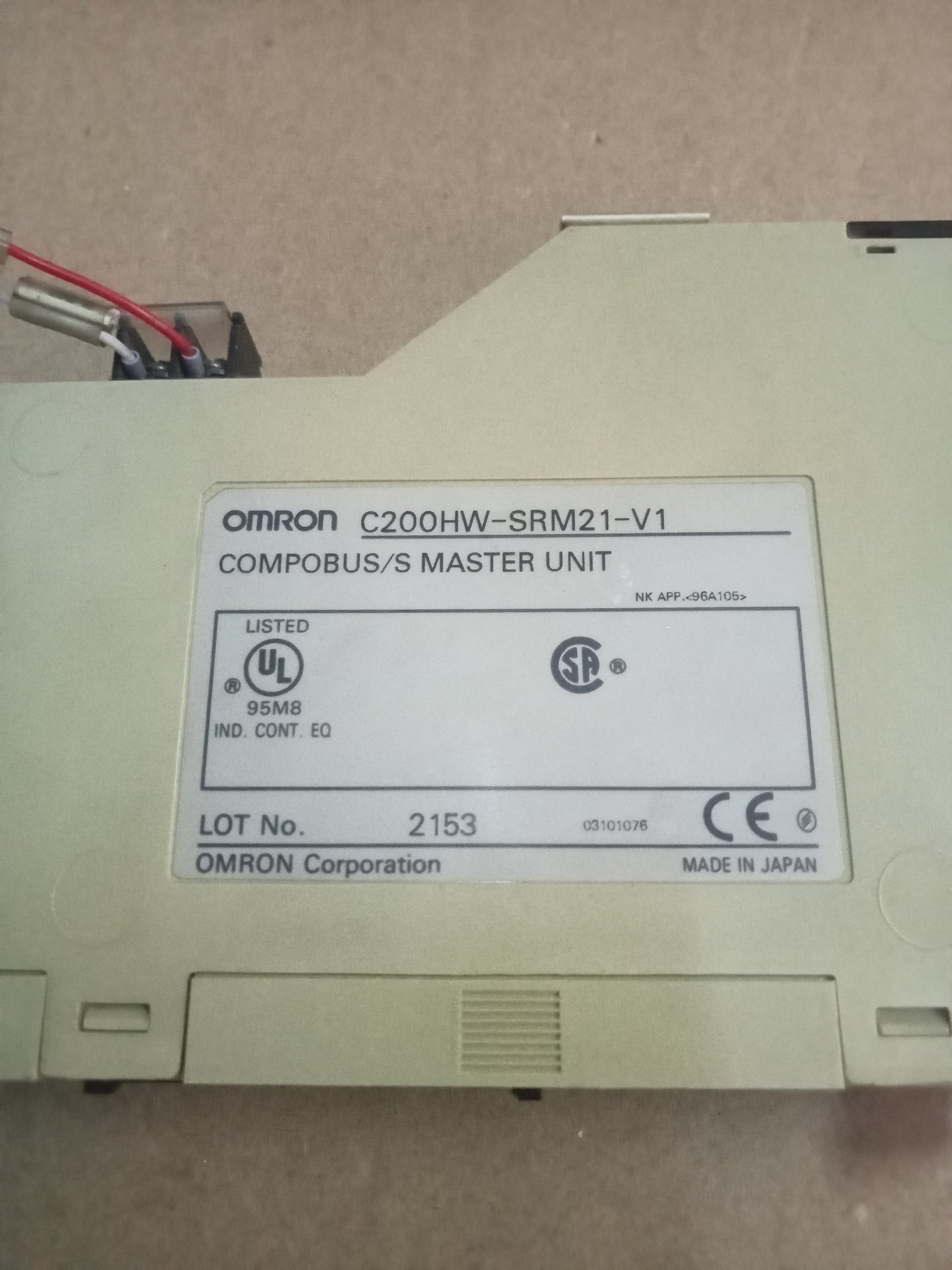 OMRON C200HW-SRM21-V1 COMPOBUS/S MASTER UNIT
