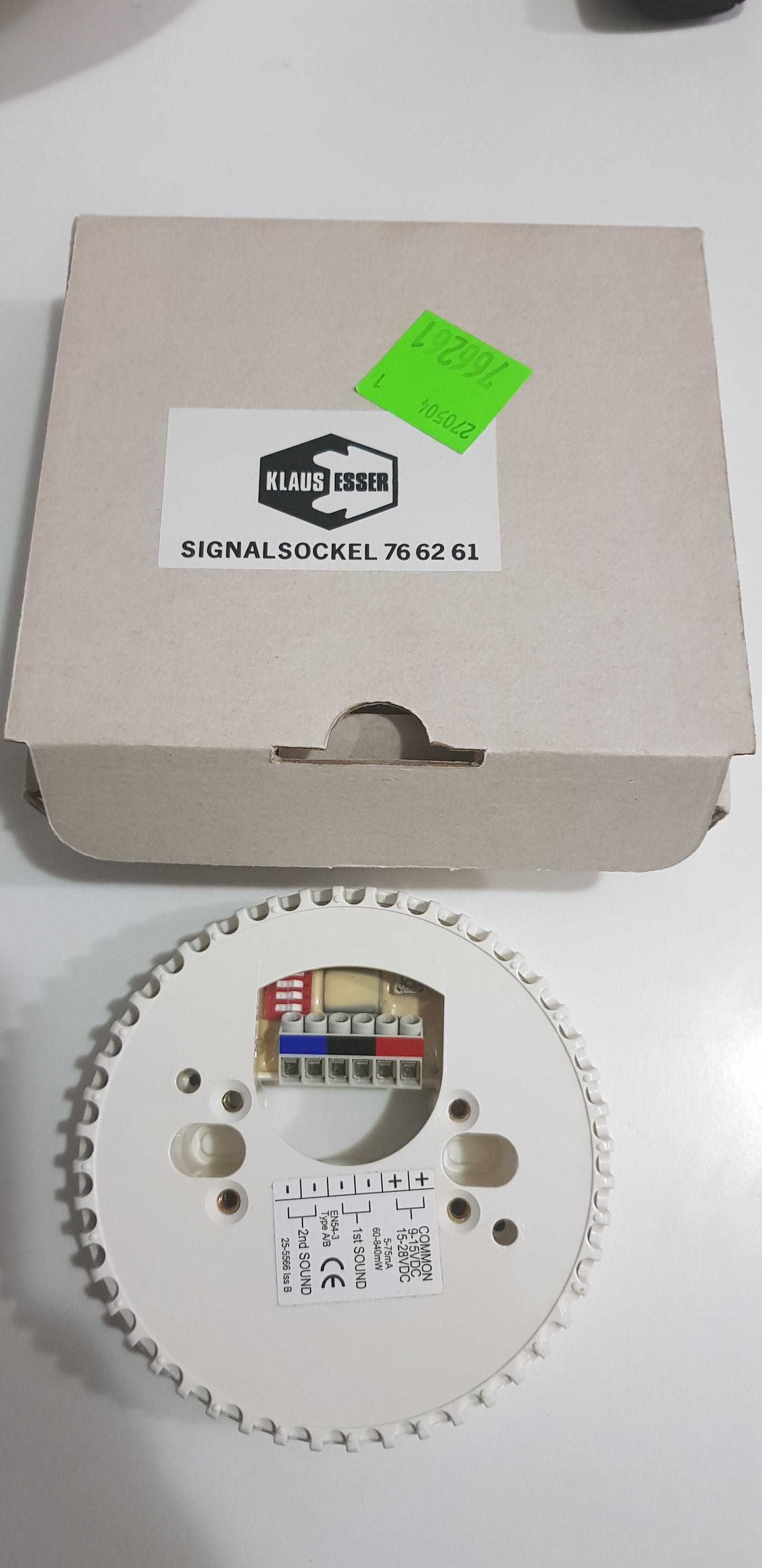 KLAUS ESSER SIGNALSOCKEL BY HONEYWELL 766261