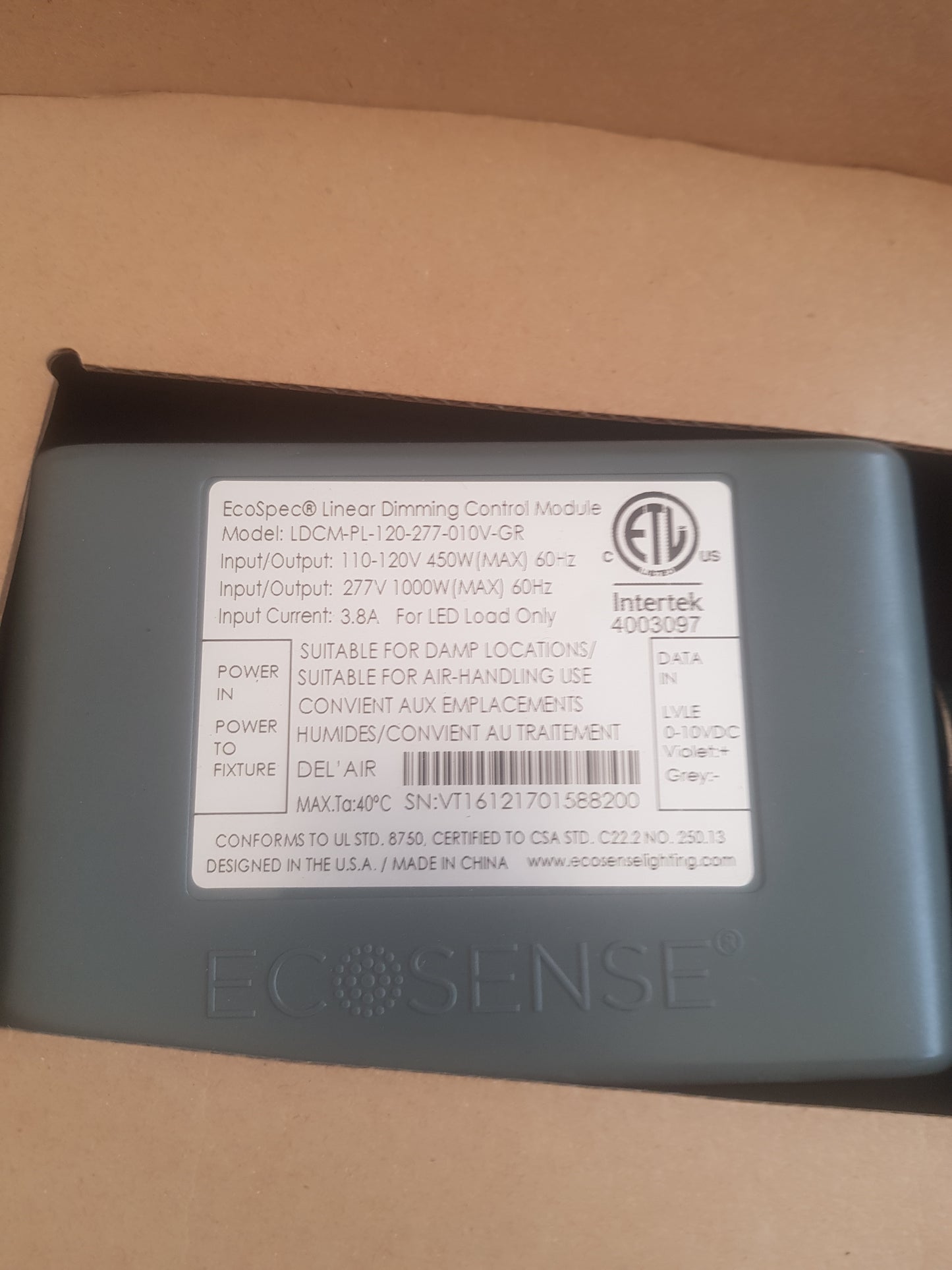 ECOSENSE LDCM-PL-120-277-010V-GR