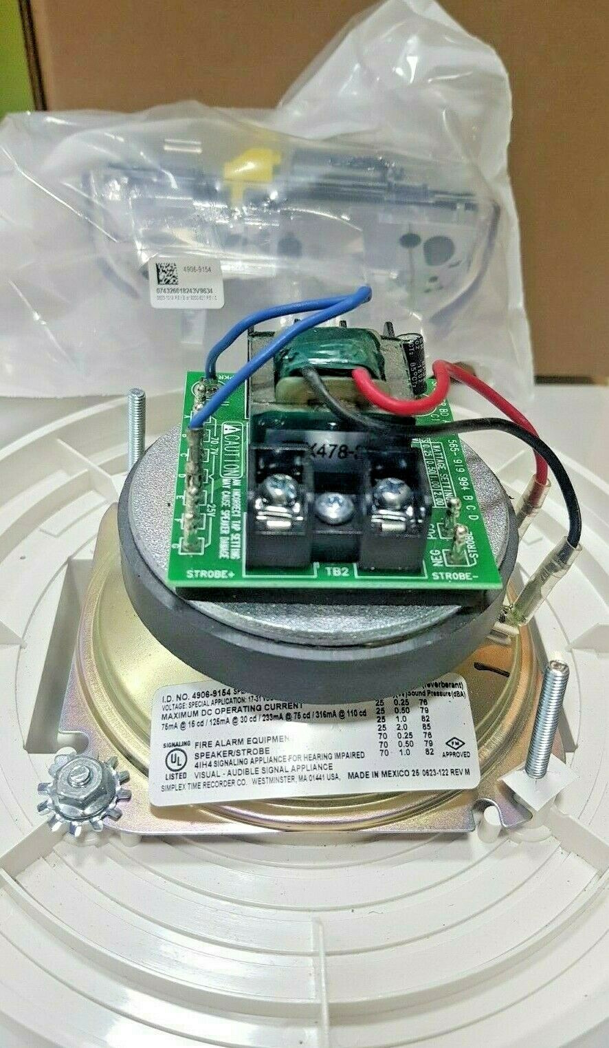 4906-9154 Simplex 9006-073 REV K  Speakers/Strobe