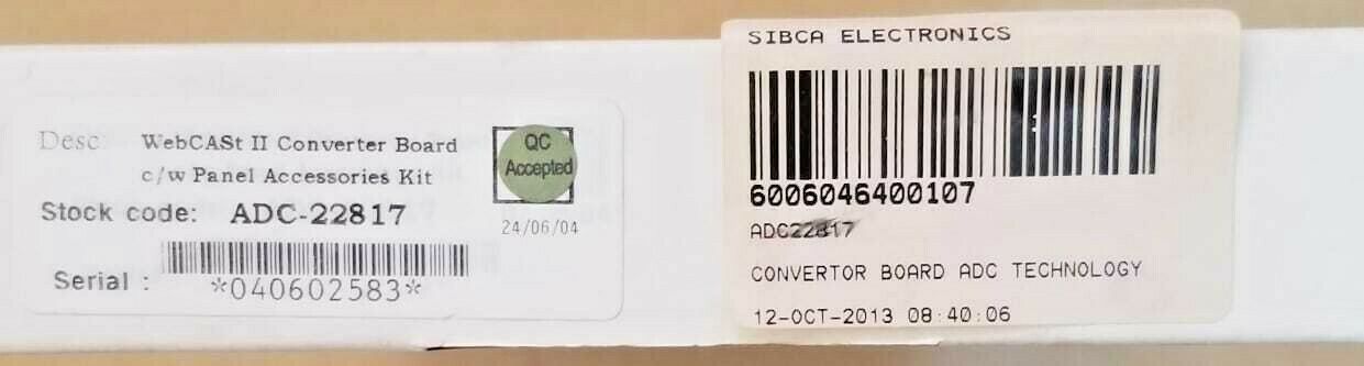 WebCASt II Converter Board ADC-22817