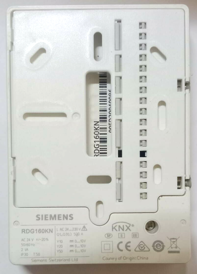 SEIMENS RDG160KN Room Thermostat