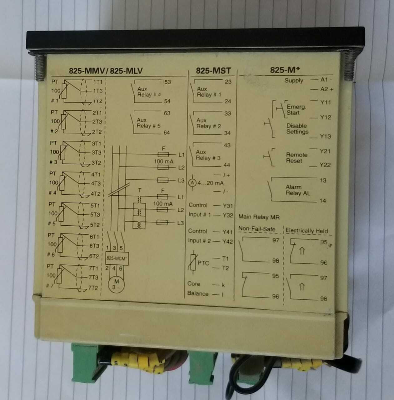 Allen-Bradley SMART MOTOR MANAGER CAT825  1003-2CWDF-005