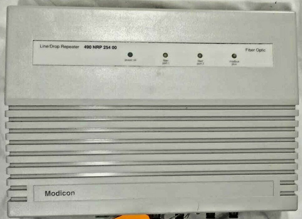 Modicon 490 NRP 254 00 FIBER OPTIC REPEATER Schneider