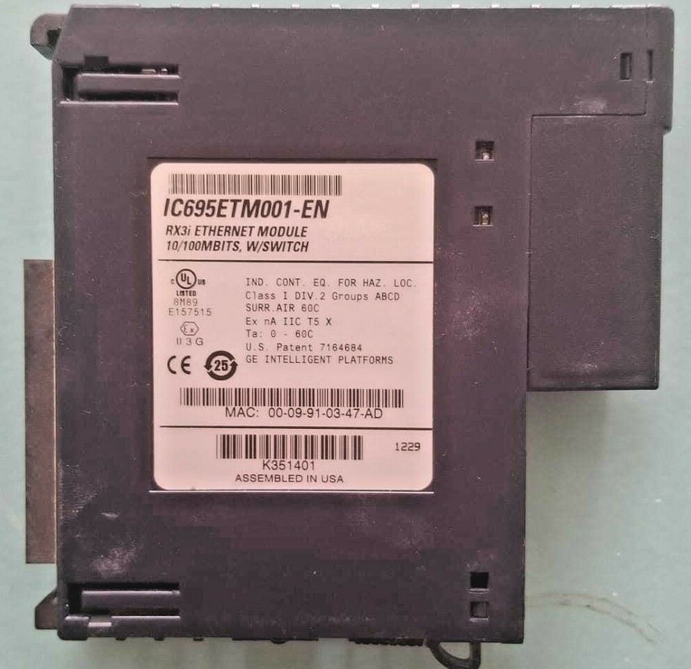 GE FANUC IC695ETM001-EN RX3I