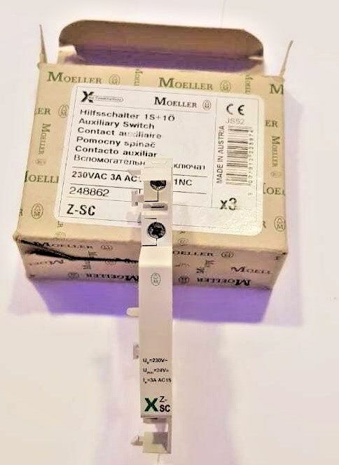 Moeller Hilfsschalter 1S+1O  Z-SC  230VAC 3A AC15 1NO 1NC