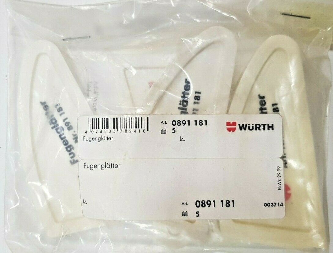 WURTH  Fugenglatter  891 181   Packing of 5 Pieces