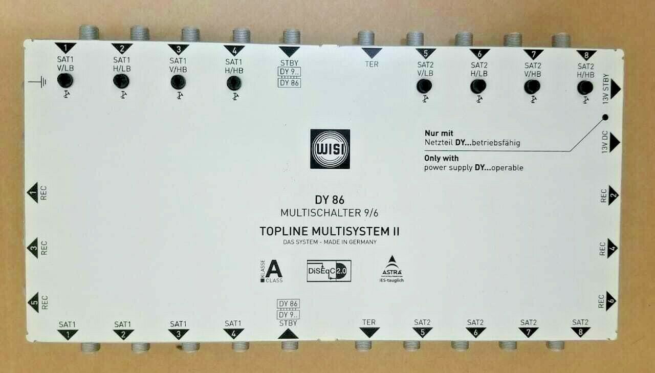 WISI DY 86 TOPLINE MULTISYSTEM II