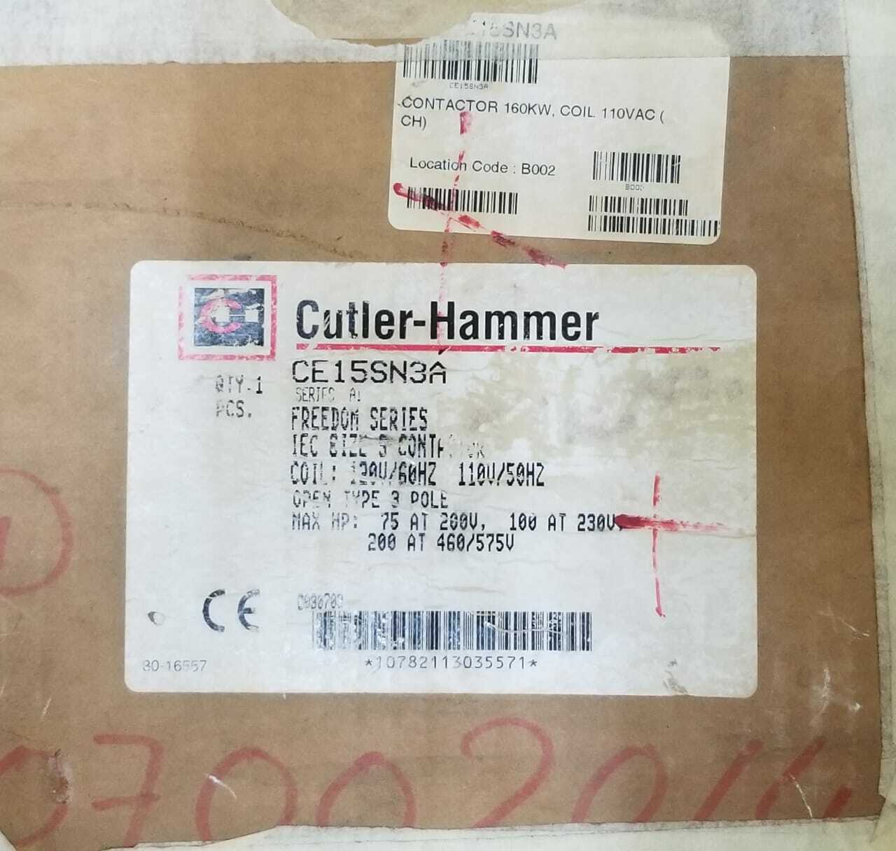 EATON 11E cutler-hammer CE15SN3 SERIES A1