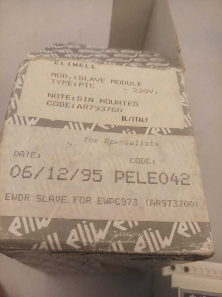 elliwel  electronic controller slave module AR793760