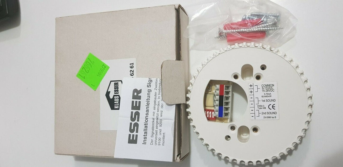 KLAUS ESSER SIGNALSOCKEL BY HONEYWELL 766261