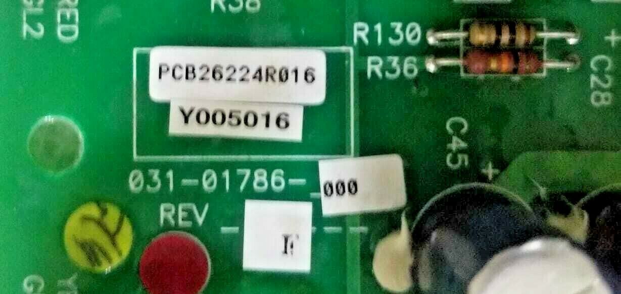 YORK RECTIFIER 031-01786-000 Rev F CONTROL BOARD