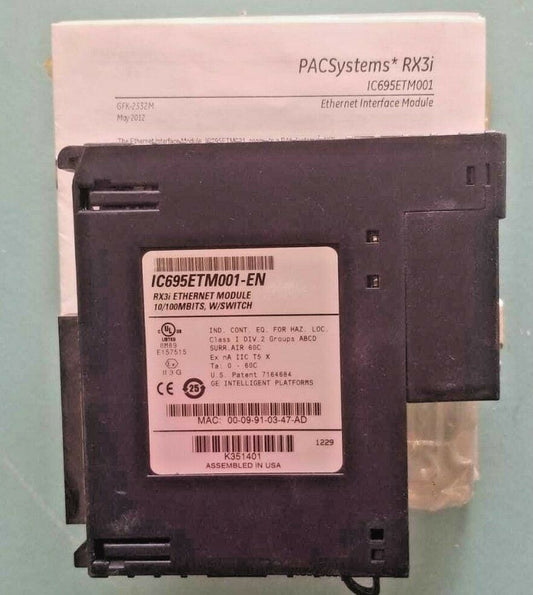 GE FANUC IC695ETM001-EN RX3I