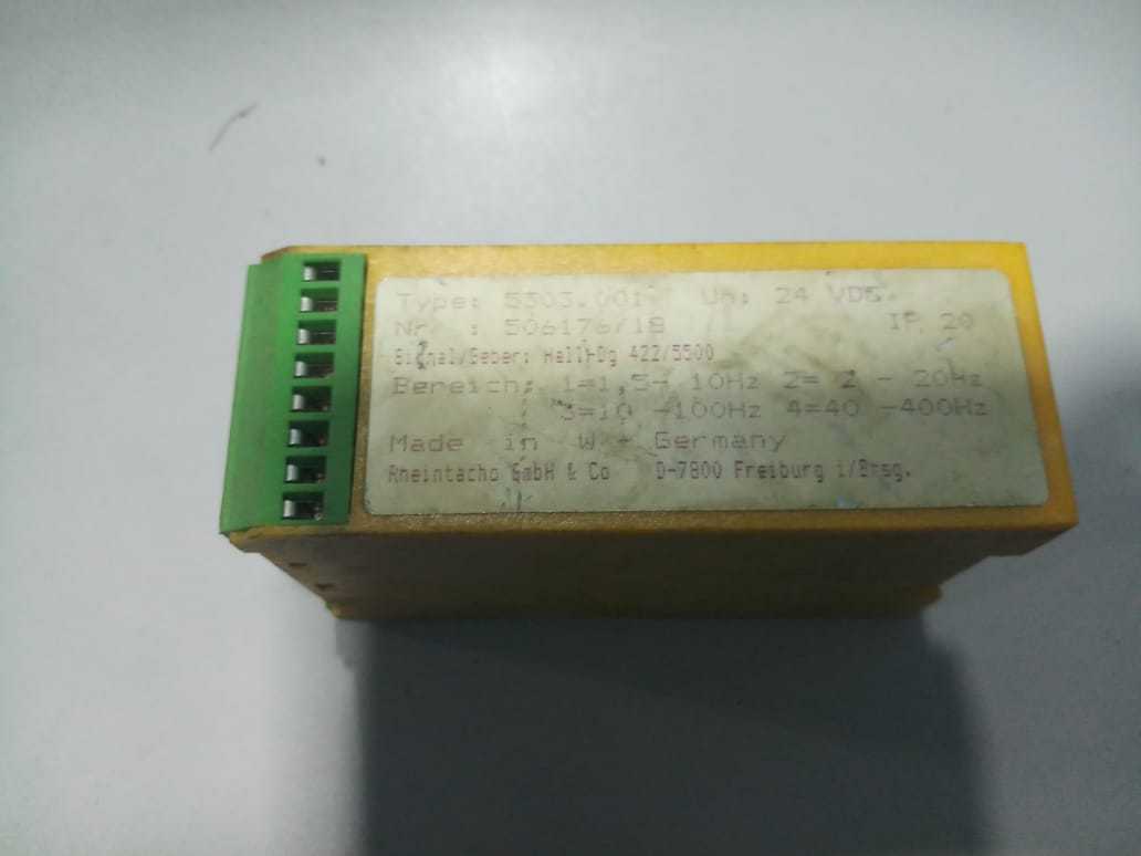 Rheintacho Gmbh 5303.001 NR 506176/18SPEED RELAY