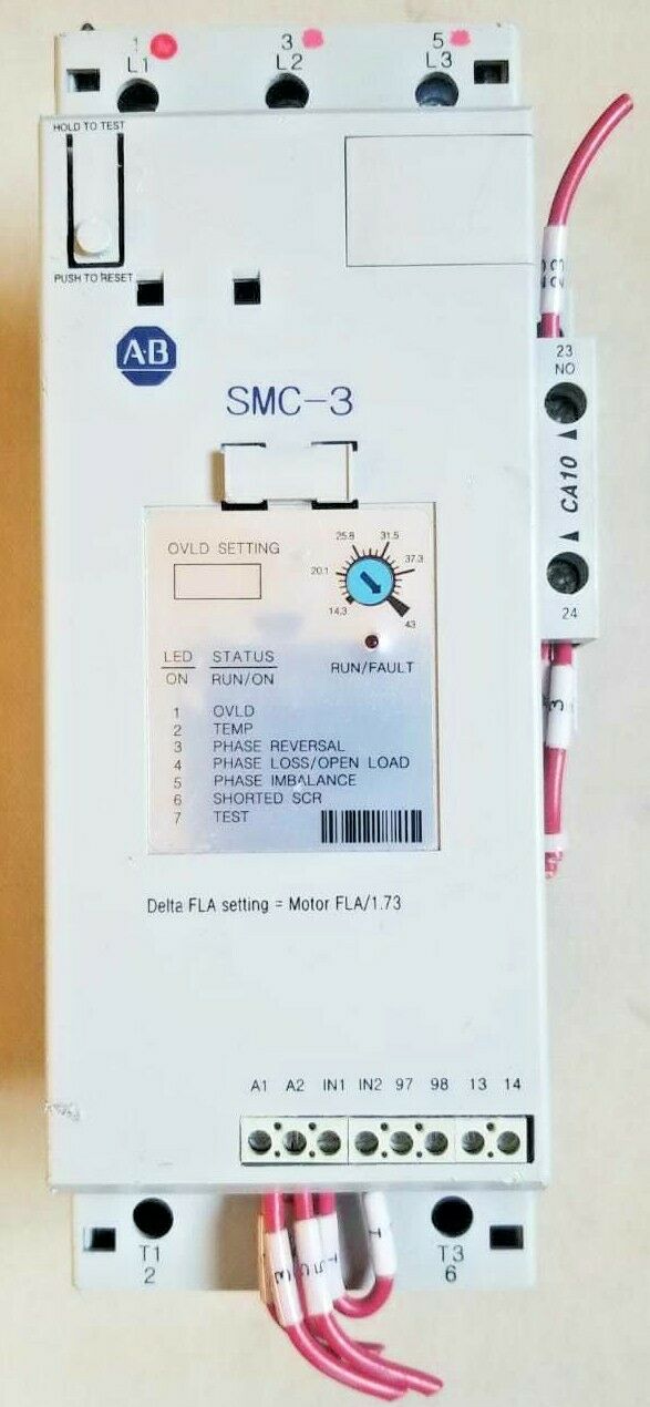 Allen-Bradley SOFT STARTER  150-C43NCD Motor Control 43 A 600 V 3PH 50/60 HZ