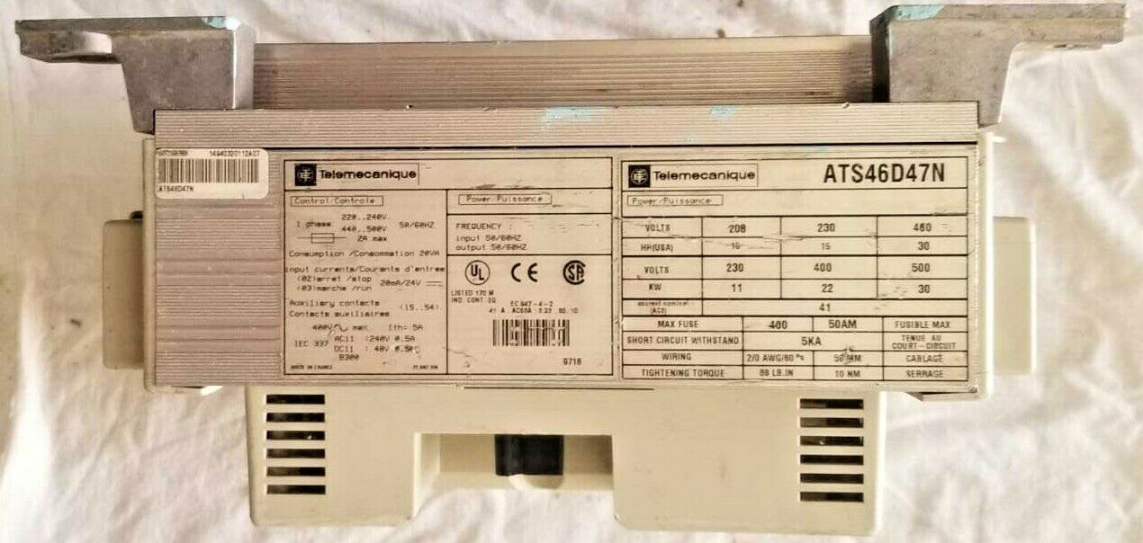 Telemecanique ALTISTART 46 ATS46D47N