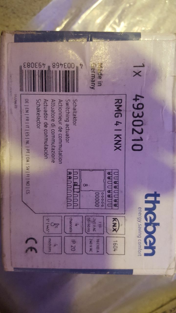 Theben RMG 4 I KNX Actuator Relay KNX, 4 Channel