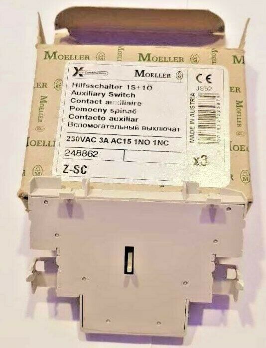 Moeller Hilfsschalter 1S+1O  Z-SC  230VAC 3A AC15 1NO 1NC