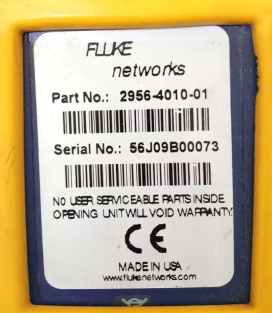Fluke networks  2956-4010-01   without back battery cover