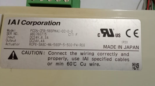 IAI corporation PCON-CFB-56SPWAI-CC-0-0 ACTUATOR