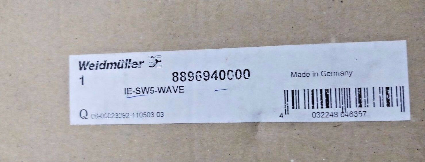 Weidmuller 8896940000 -IE-SW5-WAVE
