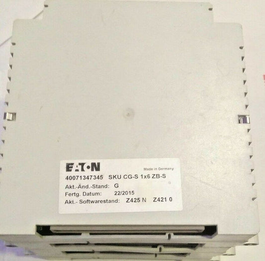 EATON 40071347345 SKU CG-S 1x6 ZB-S
