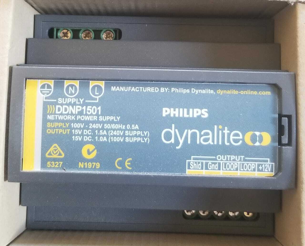 PHILIPS dynalite DDNP1501 DIN Network Pwr Supply 15V1 5A