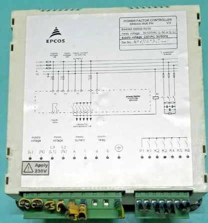 EPCOS BR 6000 Power Factor Controller BR6000-R12 V.5