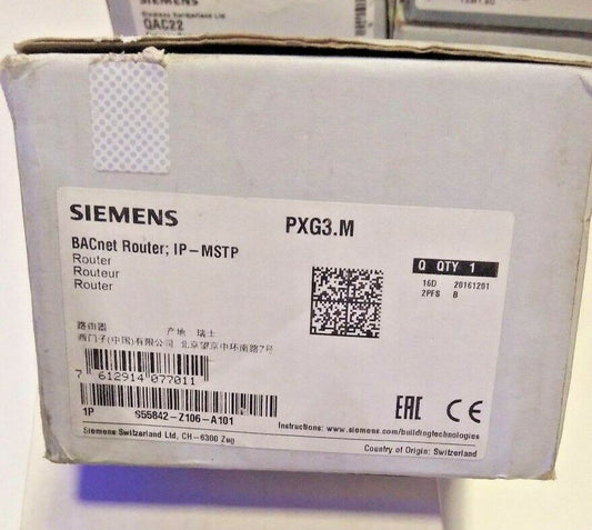SEIMENS PXG3.M  BACnet Router; IP-MSTP